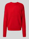 REVIEW Strickpullover mit Rundhalsausschnitt Rot