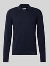 ARMEDANGELS Slim Fit Poloshirt aus reiner Baumwolle Marine