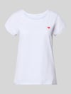 Christian Berg Woman T-Shirt mit Stitching und Rundhalsausschnitt Weiss