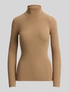 Lauren Ralph Lauren sweter z golfem o kroju slim fit z mieszanki bawełny i modalu Camel