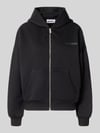 REVIEW relaxed fit sweatjack met capuchon Zwart