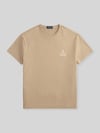 Polo Ralph Lauren Relaxed Fit T-Shirt aus reiner Baumwolle mit Logo-Stitching Beige