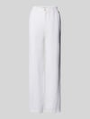 Fynch-Hatton Straight Fit Leinenhose mit elastischem Bund Ecru