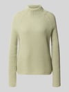 DRYKORN Gebreide pullover met opstaande kraag model 'ARWEN' Lichtgroen