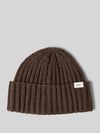 Forét Beanie aus Woll-Mix Dunkelbraun