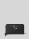 Liu Jo White Portemonnaie mit Logo-Detail in Leder-Optik Black