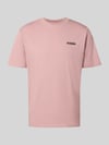 Napapijri Regular Fit T-Shirt mit Logo und Rundhalsausschnitt Altrosa