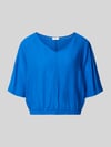 s.Oliver RED LABEL Relaxed Fit Blusentop aus Viskose-Mix Royal