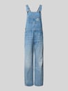 Carhartt Work In Progress Tuinbroek met borstzak en labelpatch Jeansblauw