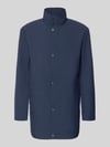 Christian Berg Men Regular Fit Mantel mit Stehkragen Marine