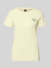 BOSS Orange regular fit T-shirt van puur katoen model 'C-Elove_4' Lichtgroen