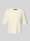 VERO MODA Boxy Fit Strickshirt aus Viskose-Mix Modell 'VMSILJE' Beige