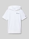 Champion Regular Fit T-Shirt mit Kapuze Weiss