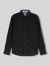 Tom Tailor Regular Fit Freizeithemd aus Leinen-Baumwolle-Mix Black