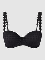 Pieces Bustier aus Spitze Modell 'Lina' (black) online kaufen