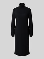 Comma Strickkleid Mit Stehkragen | Langärmlig | Wollmix | Biesen-Detail | Elegantes Winterkleid Für Damen