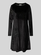 Totatuit Kersttrui-jurk voor dames, nieuwigheid rendier, sneeuwvlokken, gebreide dameskerstjurk, lange mouwen, ronde hals, kersttrui, gebreide trui, Donkergroen, XXL