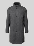 TOM TAILOR Heren 1046983 wollen jas, 30500-Dark Grey Black Herringbone, XL, 30500 - Dark Grey Black Herringbone, XL