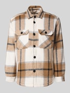 Camel Active Damen Overshirt Aus Leinenmix – Lässiges Langarmshirt Mit Hemdkragen & Taschen – Für Stadt & Natur