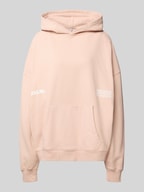 Generisch Oversized sweatshirt met capuchon met zak aan de voorkant en draagtas voor kleine en grote katten, wit, M