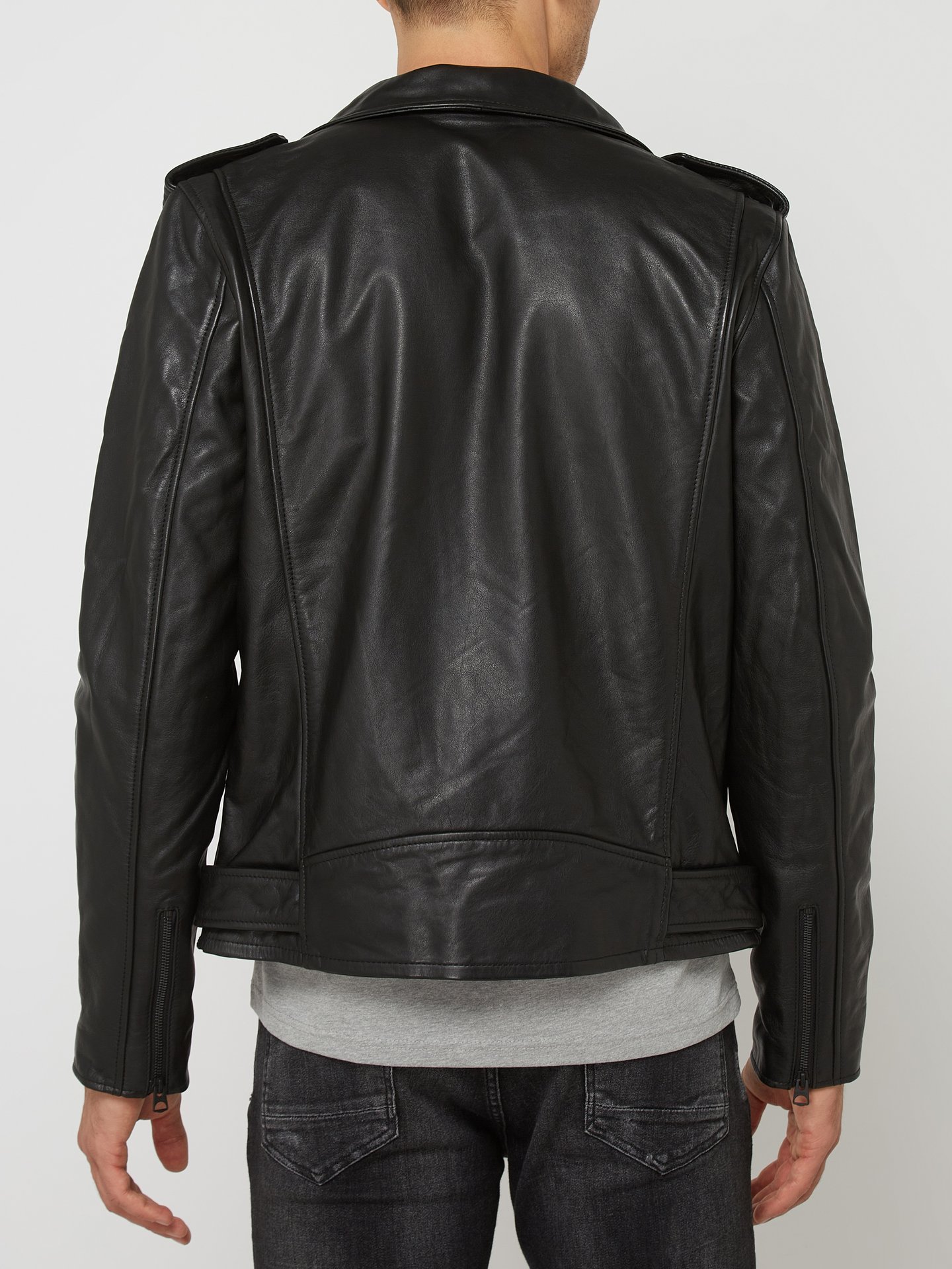 tiener Mevrouw Rijpen Schott NYC Leren jas in bikerlook in zwart online kopen | P&C