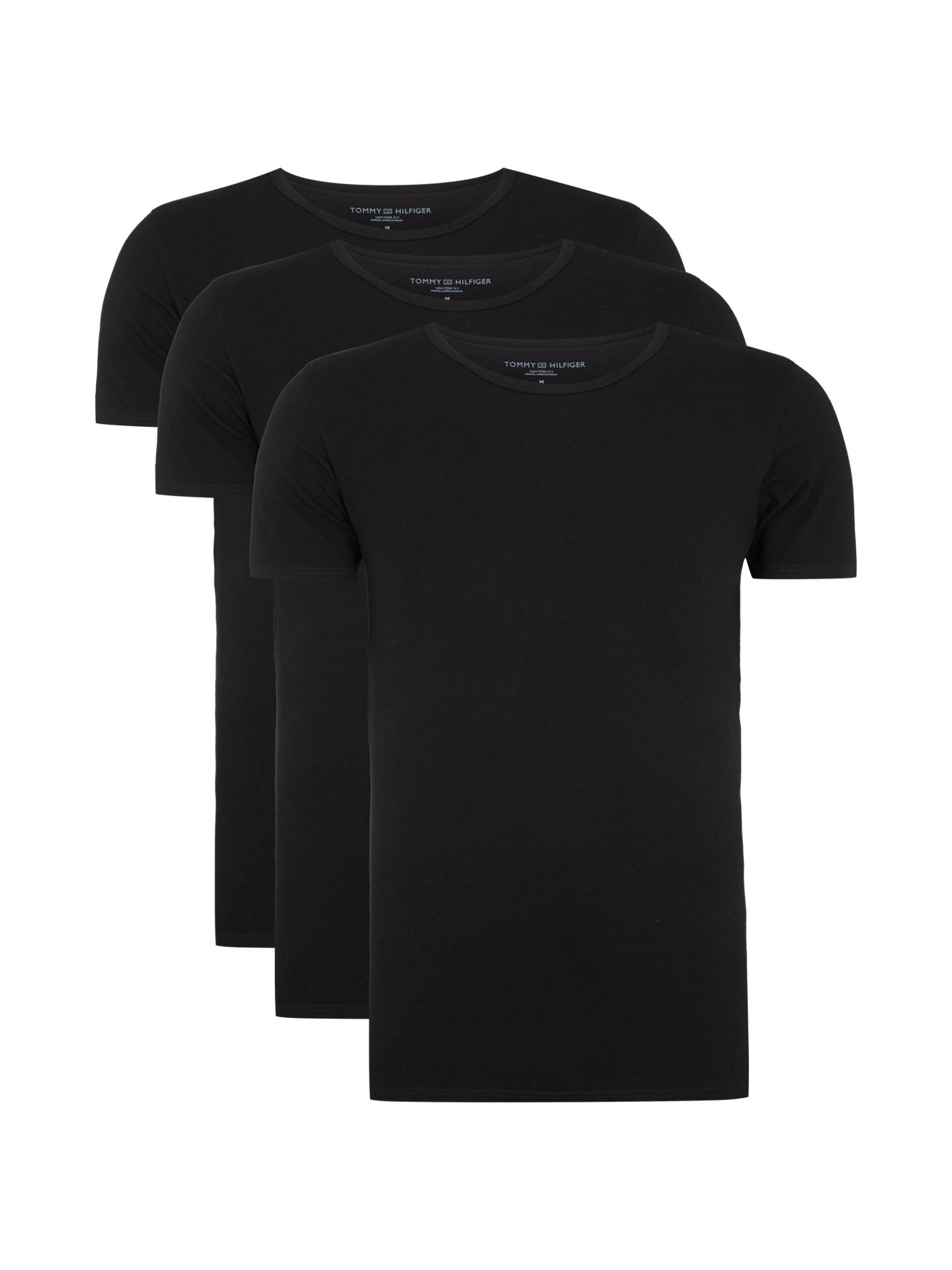 Tommy Hilfiger Tshirts set 3 stuks in zwart online kopen P&C