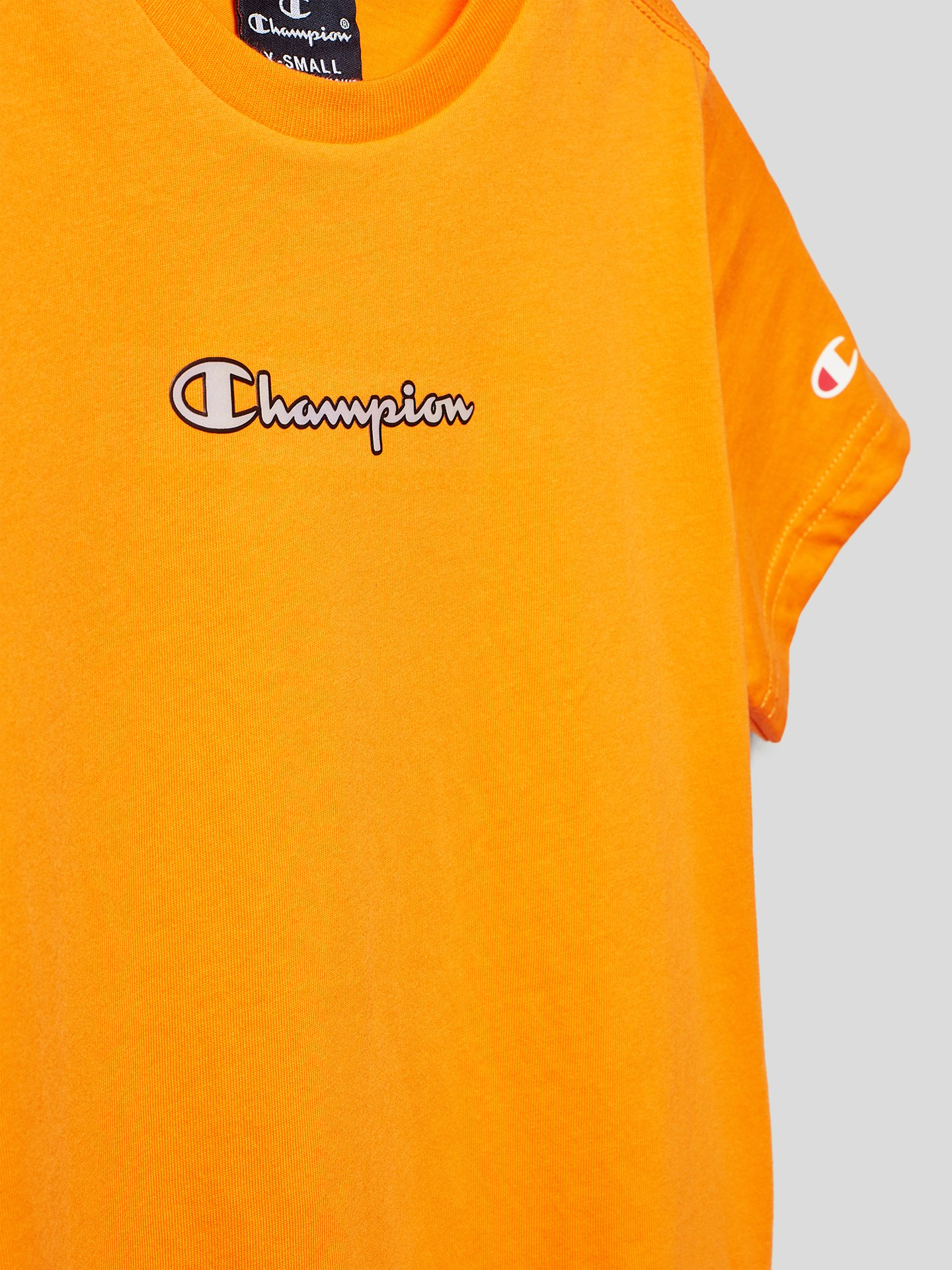 regering Melodramatisch moord CHAMPION T-shirt met labelopschrift in oranje online kopen | P&C