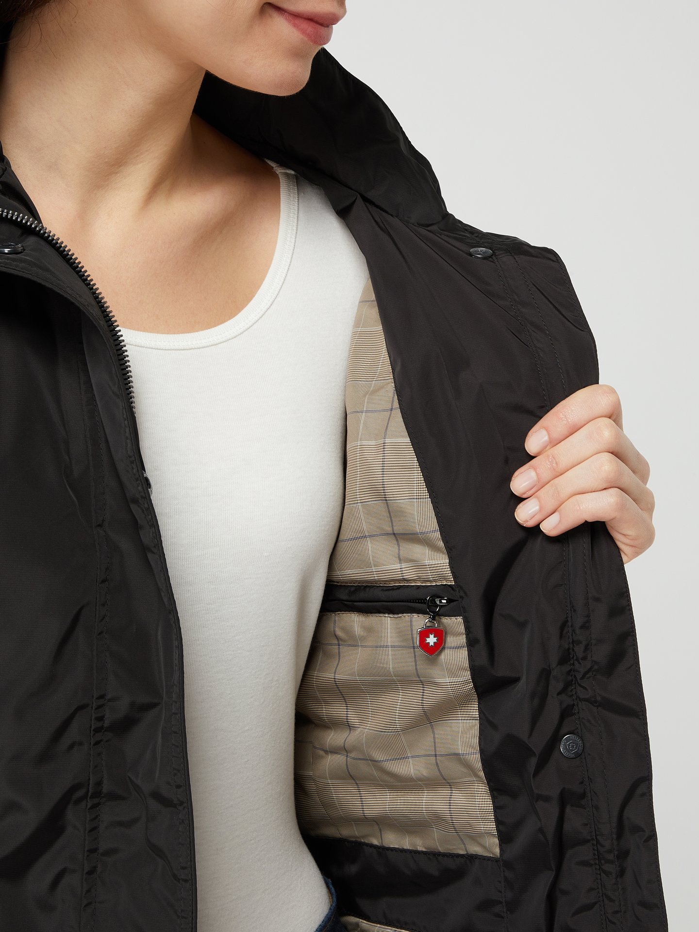 Wellensteyn Funktionsjacke mit Label-Applikation Modell 'TOUJOURS 382' Schwarz 7