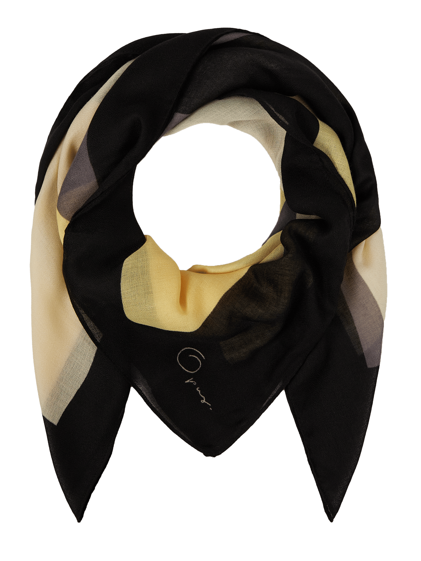 OPUS Damen Halstuch Aus Modal Mix | Leichtes Tuch In Coal Blue | Vielseitiges Accessoire Für Den Alltag