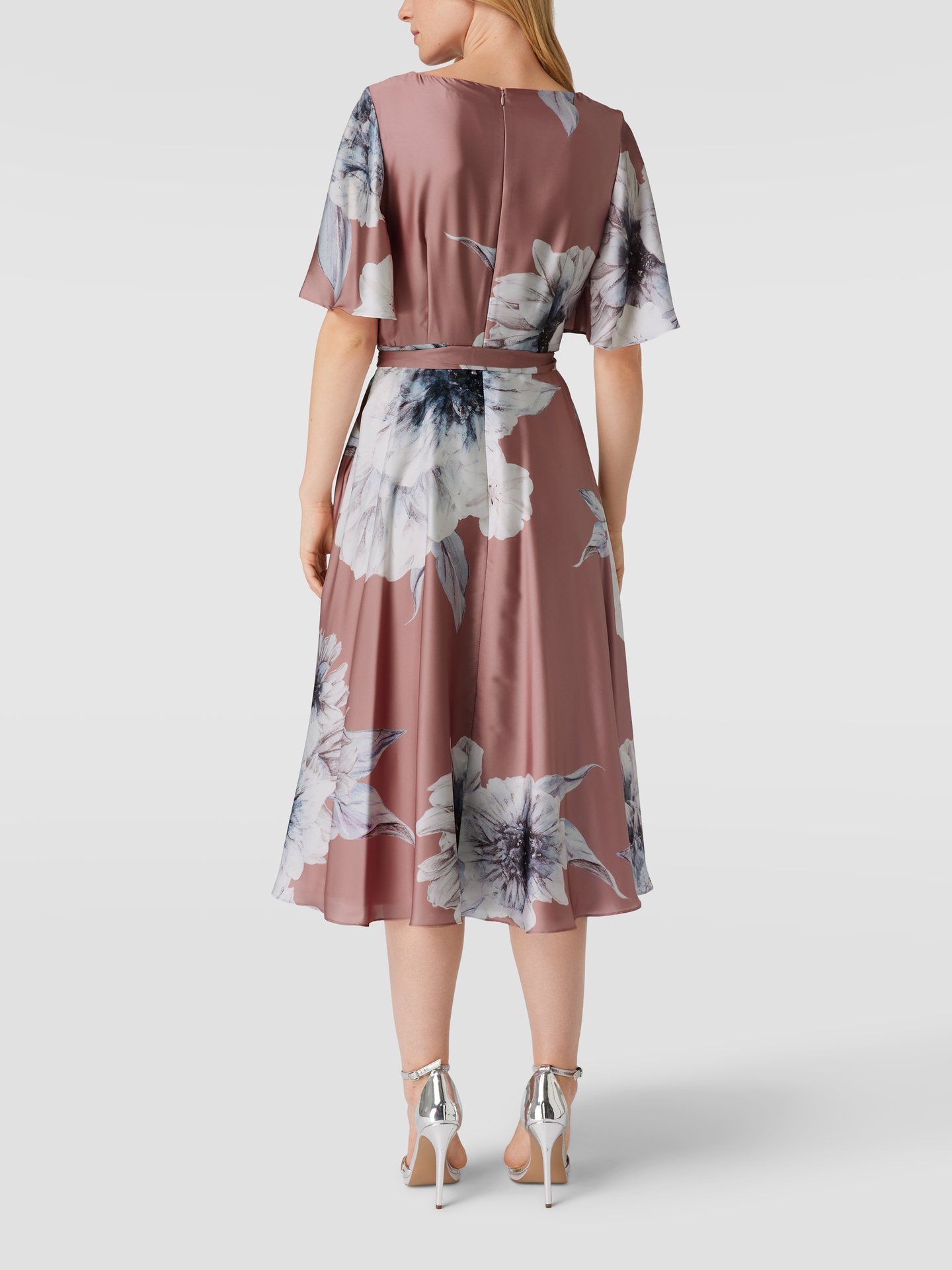 Swing Cocktailkleid mit AlloverPrint (rosé) online kaufen