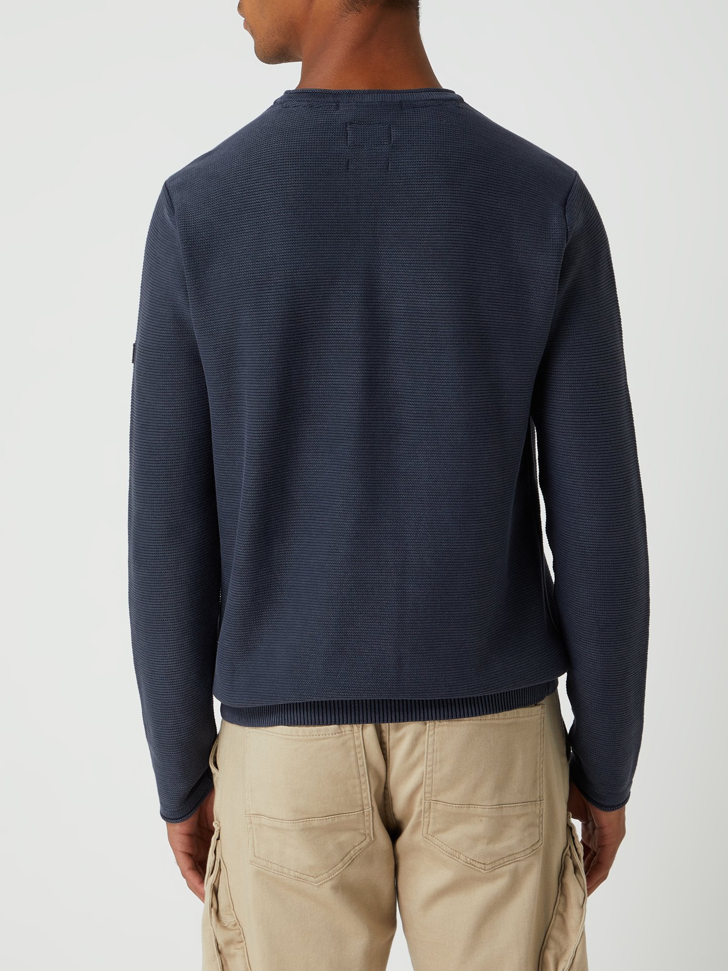 Camel Active Damen Pullover Baumwolle Feinstrick - Regular Fit Rundhals