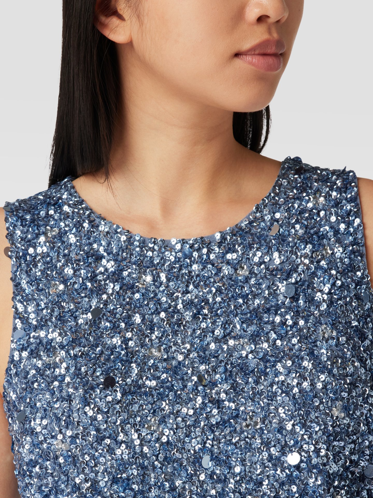 HOBBIESAY Paillettenband Lila 12.5m - 20mm Glitzer Besatz Zum Basteln