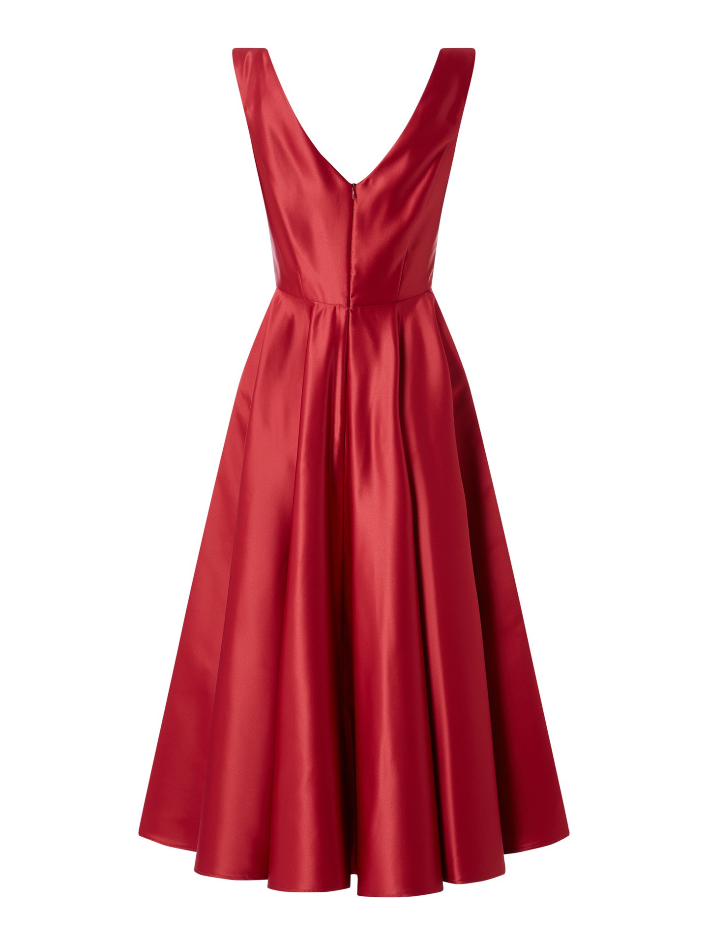 Swing Cocktailkleid aus Satin (rot) online kaufen