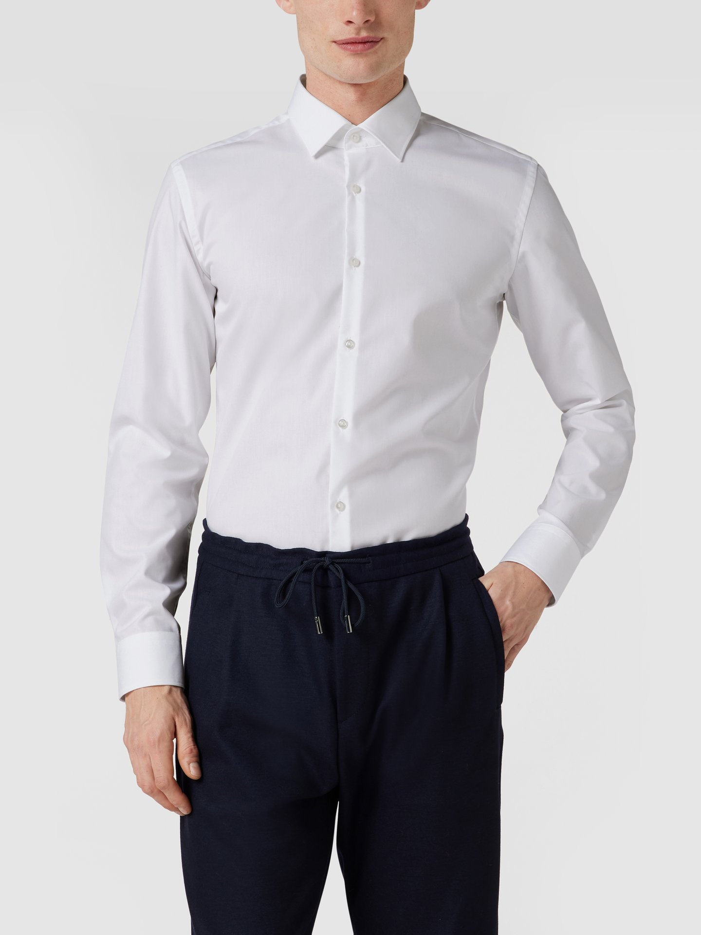 HUGO Slim Fit Business-Hemd aus Baumwolle Modell 'Jenno' (weiß) online ...