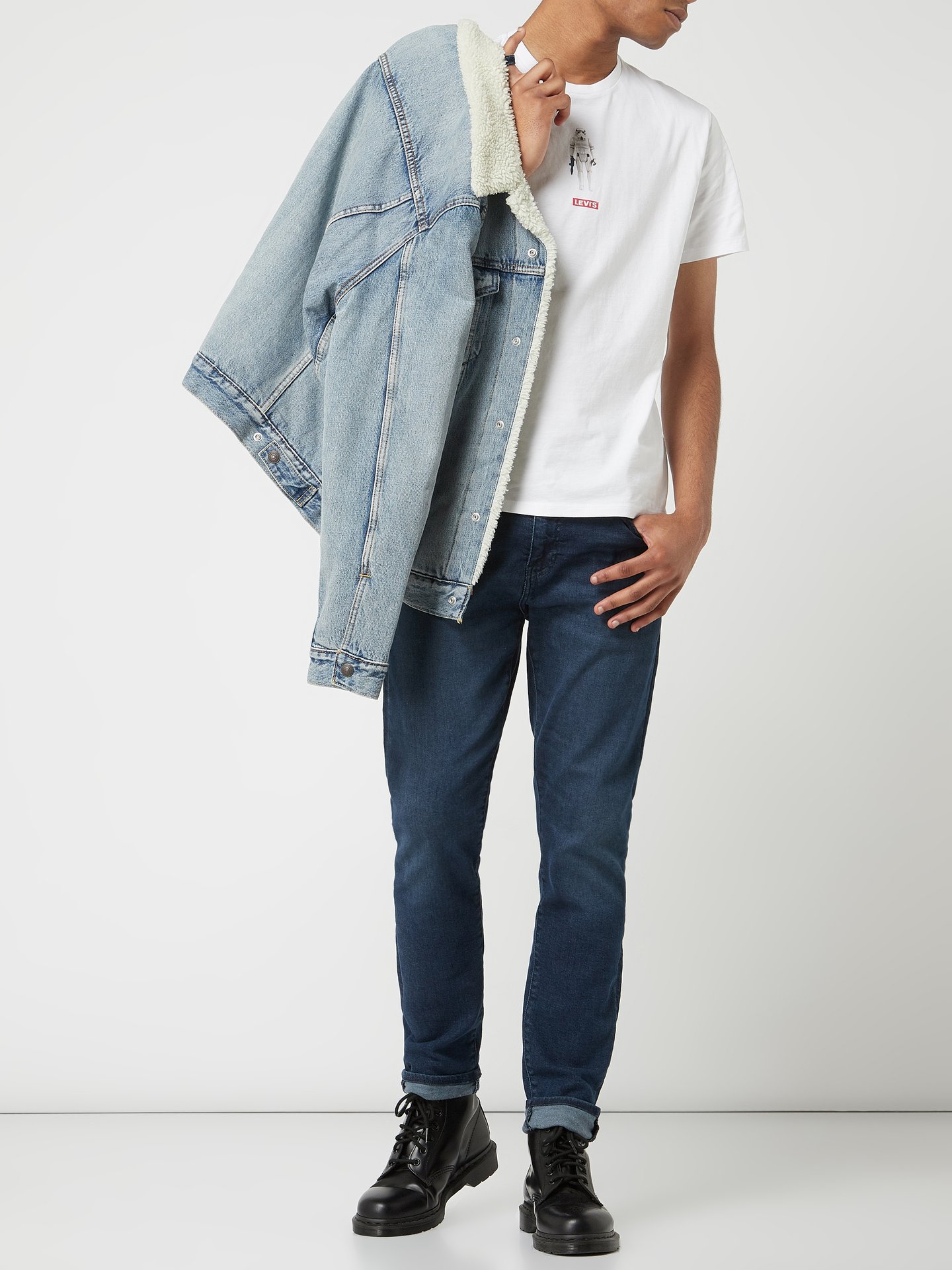 Levi's® Bleached Sherpa Trucker Jacket (jeans) online kaufen