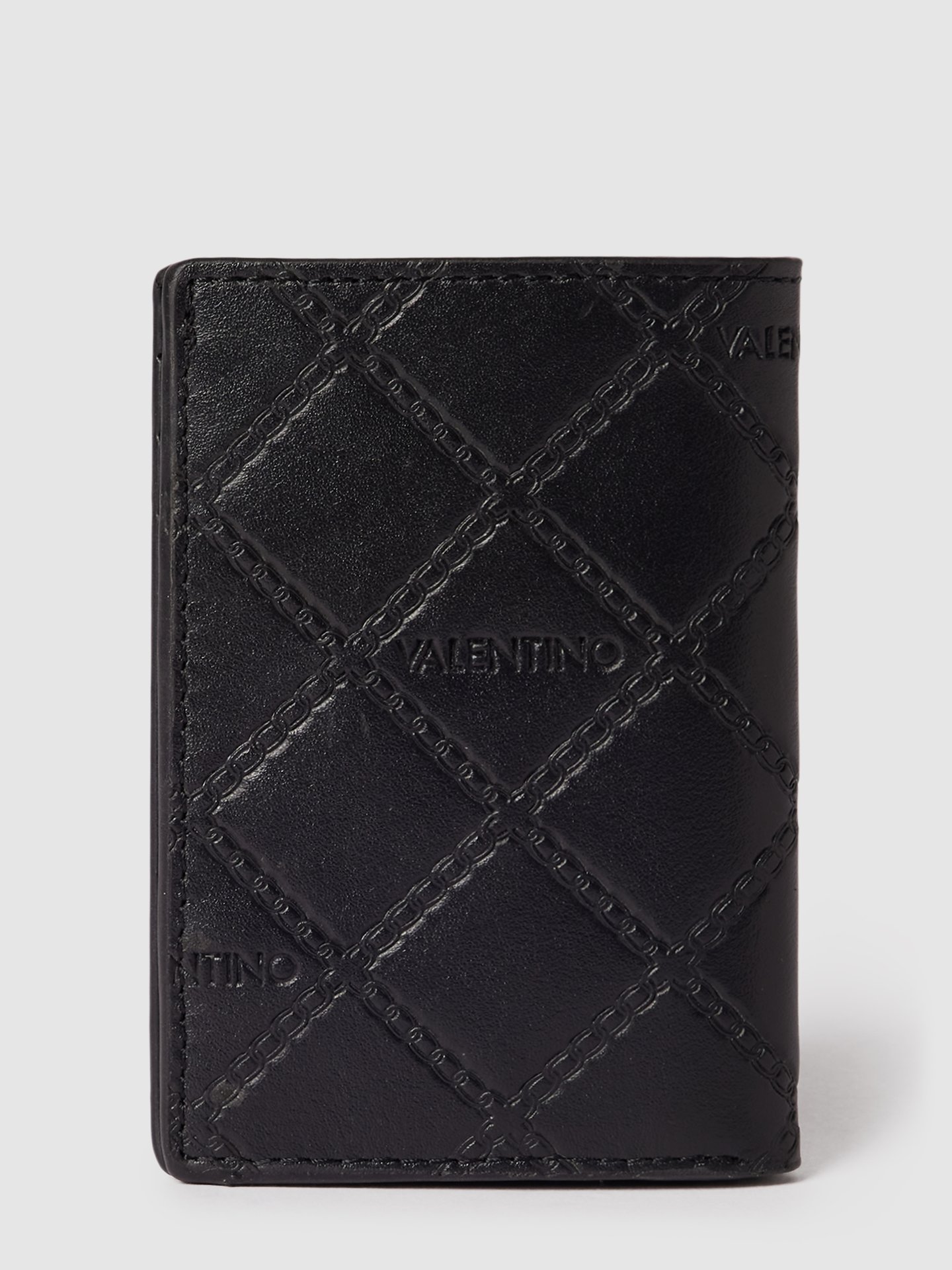 valentino gyoza pouch clutch bag in black