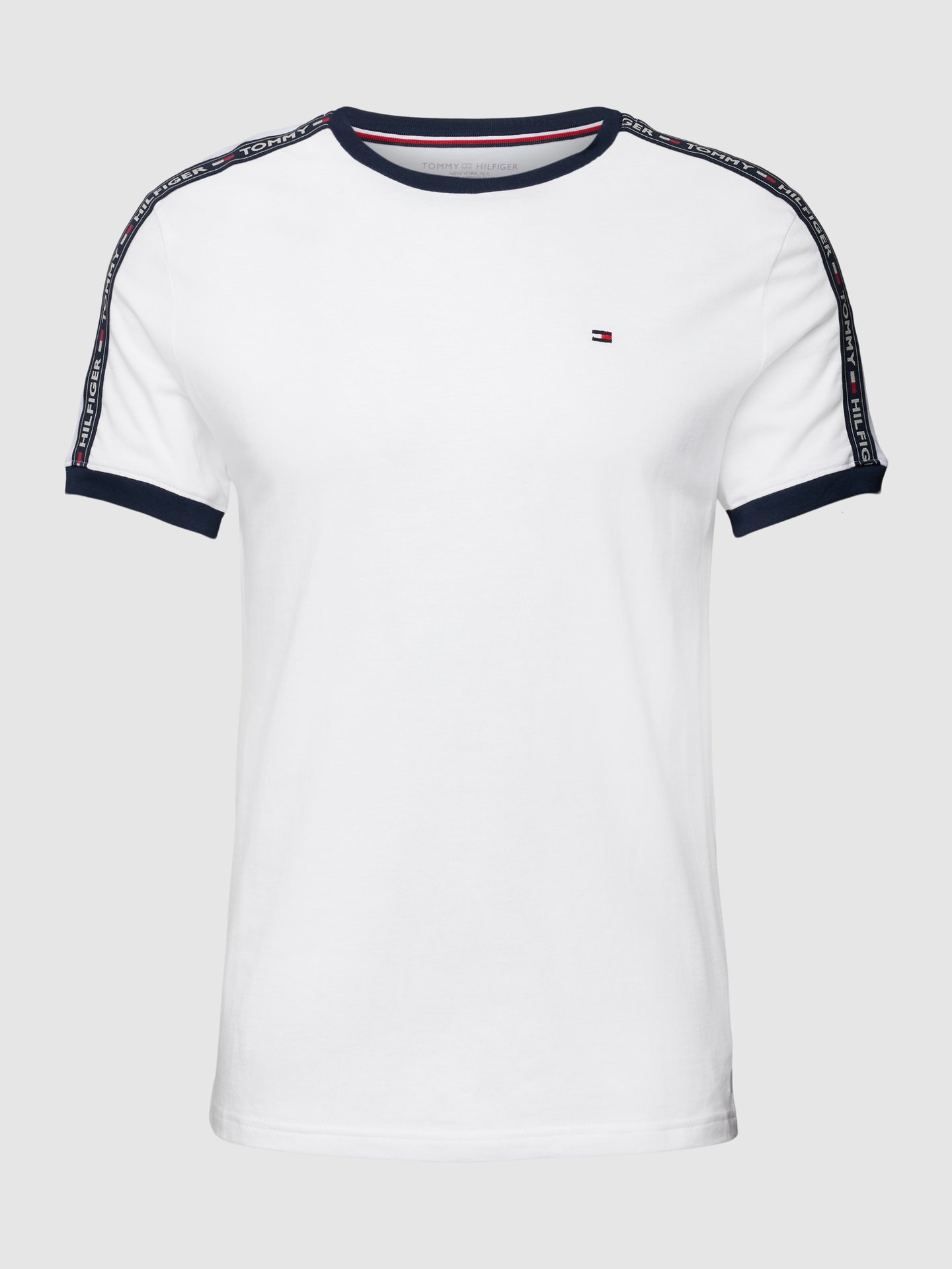 Tommy Hilfiger Tshirt met labeldetails in wit online kopen P&C