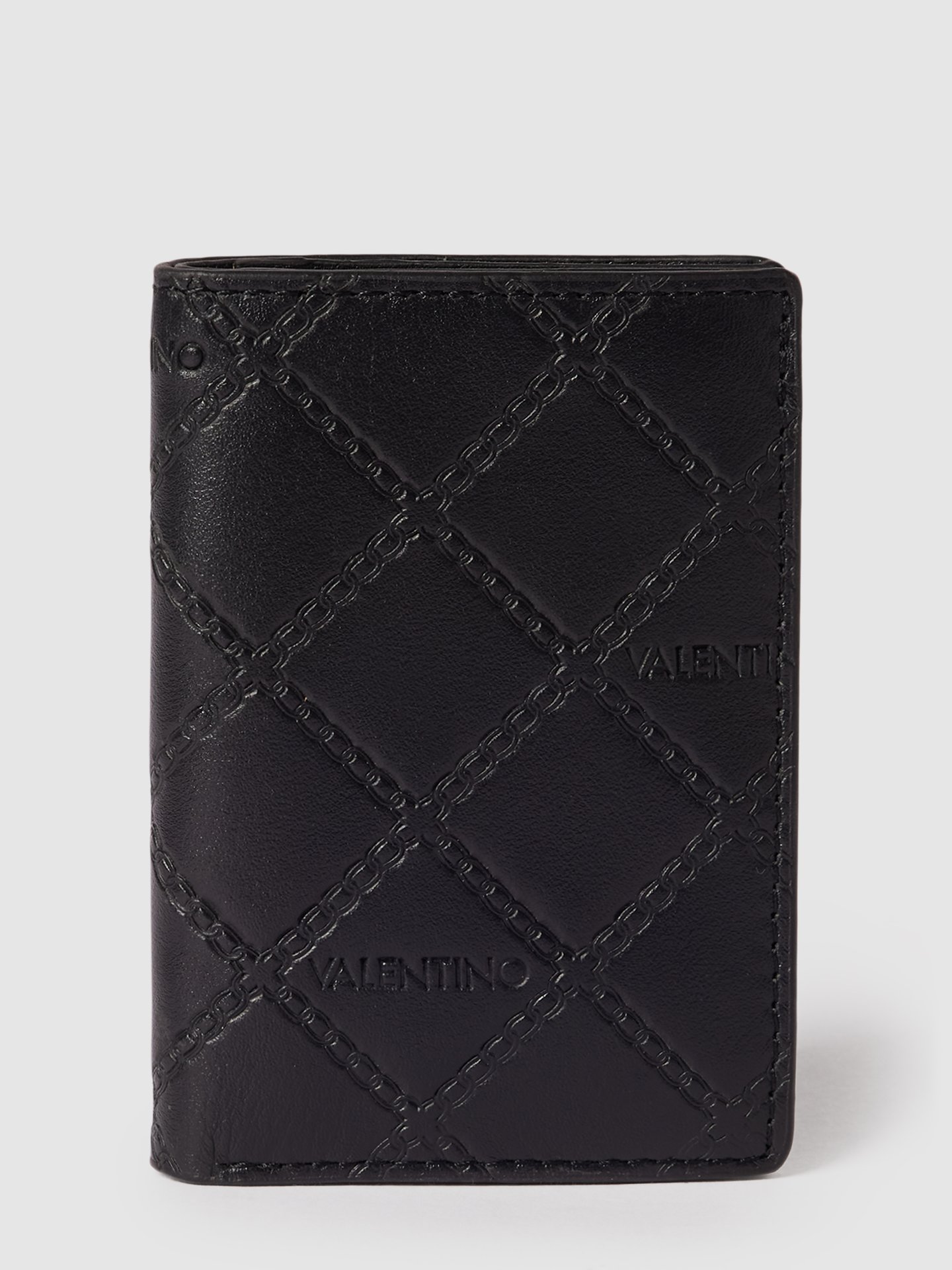 valentino gyoza pouch clutch bag in black