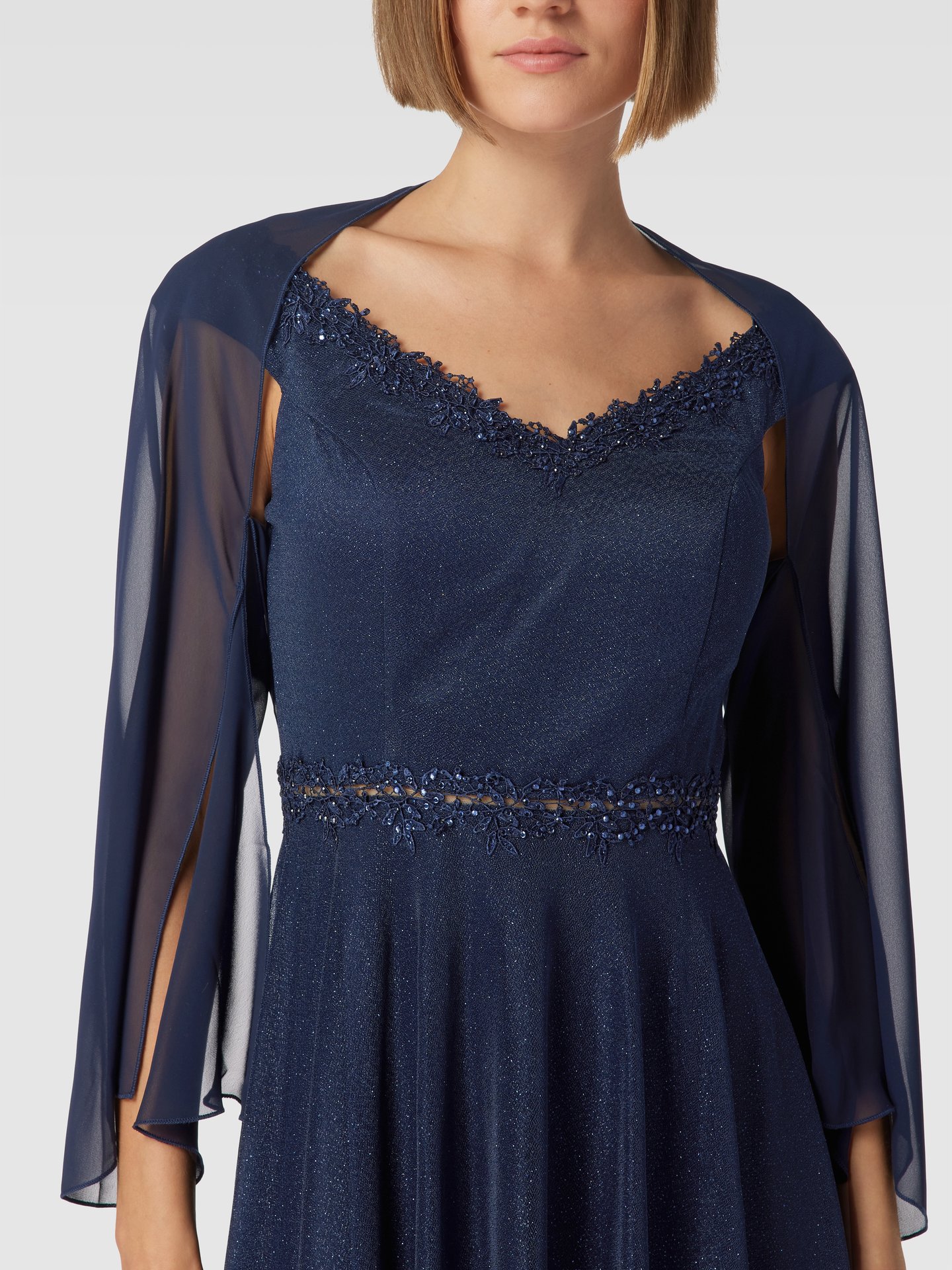 Swing Bolero mit offener Vorderseite (marineblau) online kaufen