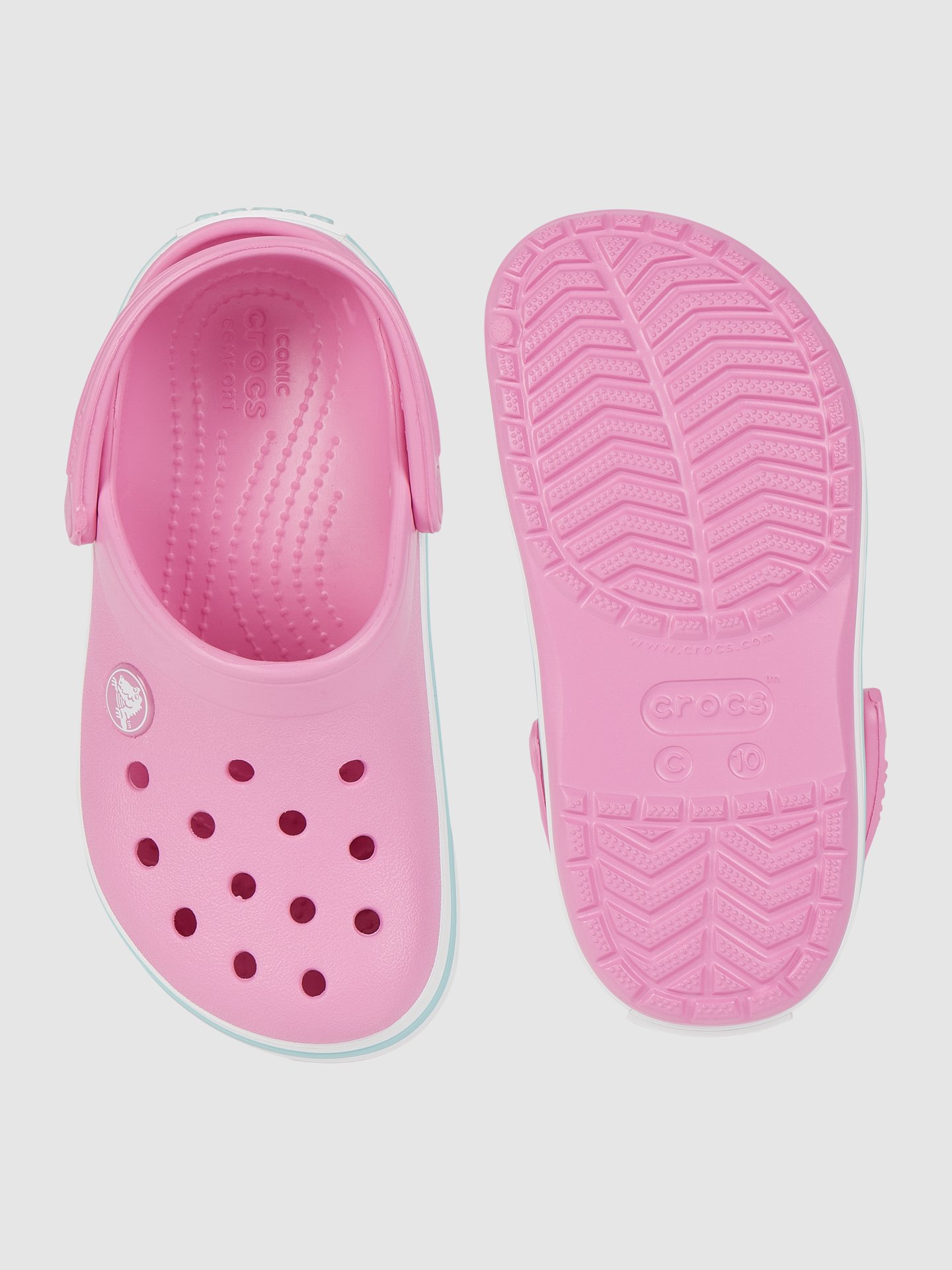 Crocs Clogs met luchtgaten in roze online kopen P&C