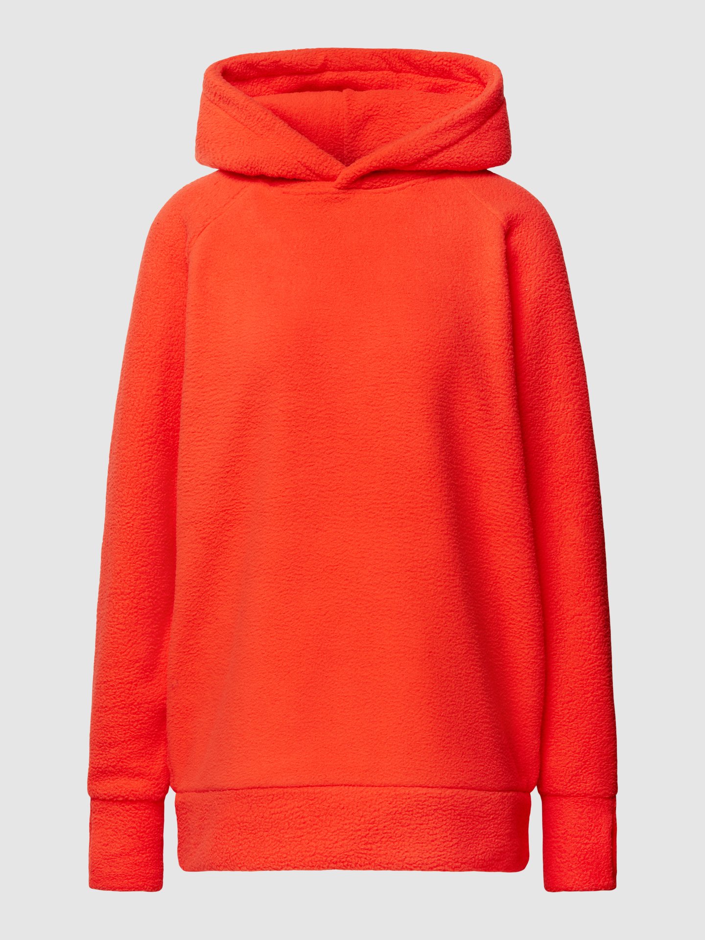 Jake*s Casual Hoodie mit Raglanärmeln Modell 'Teddy' Dunkel Orange 2