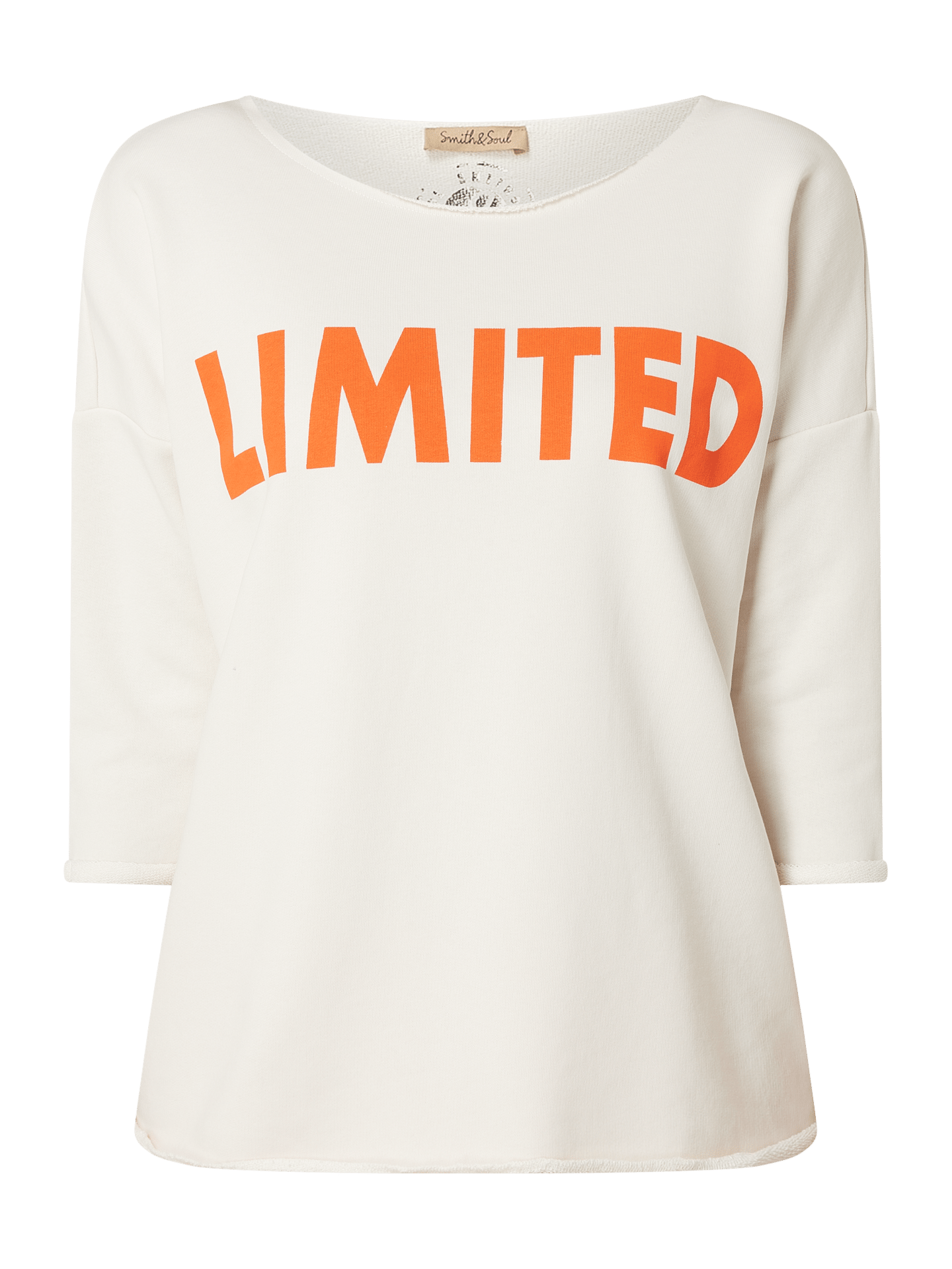 Smith and soul sweatshirt mit message print offwhite online kaufen
