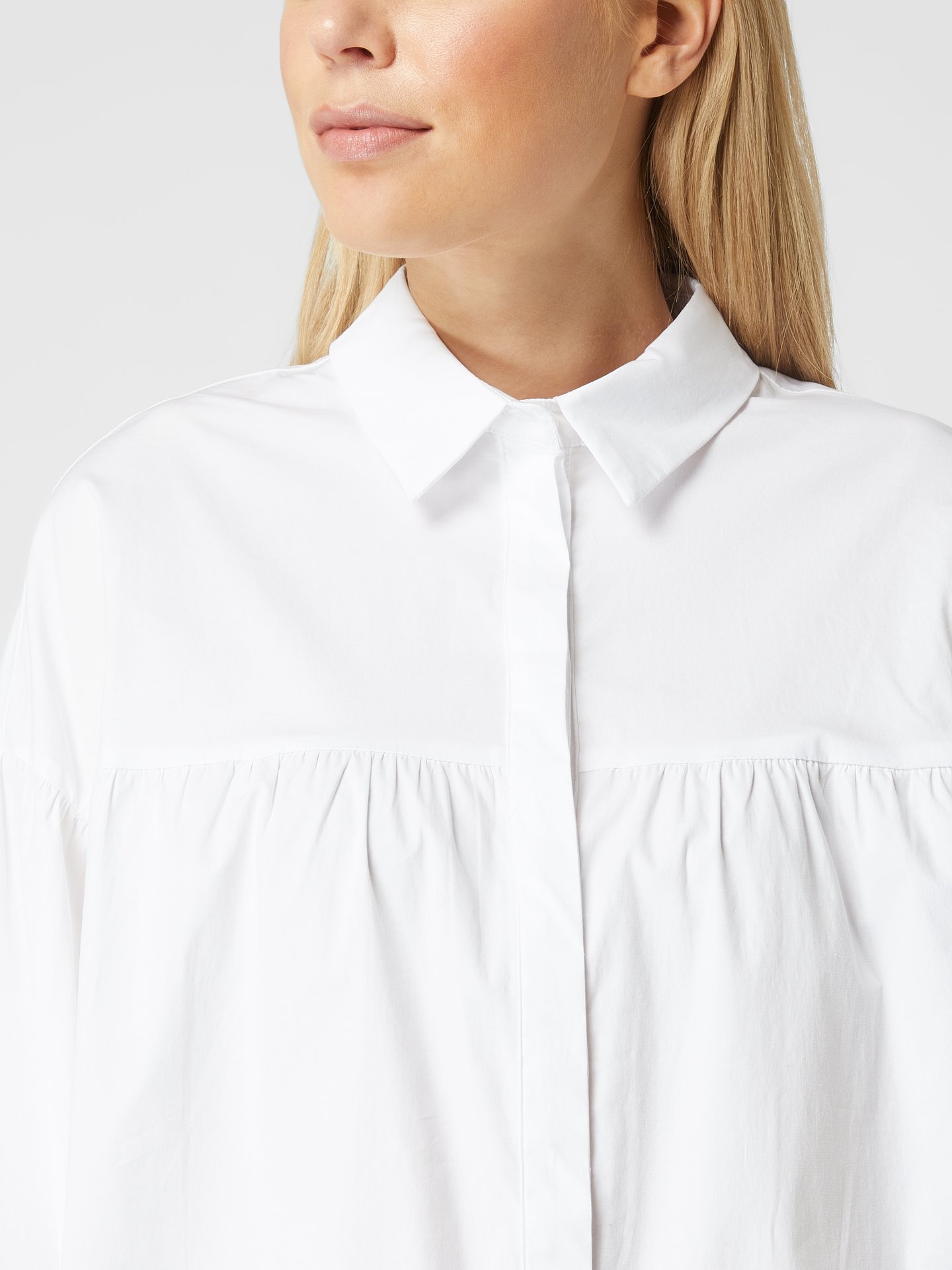 Wunderbar Weisse Oversize Bluse Ebenbild