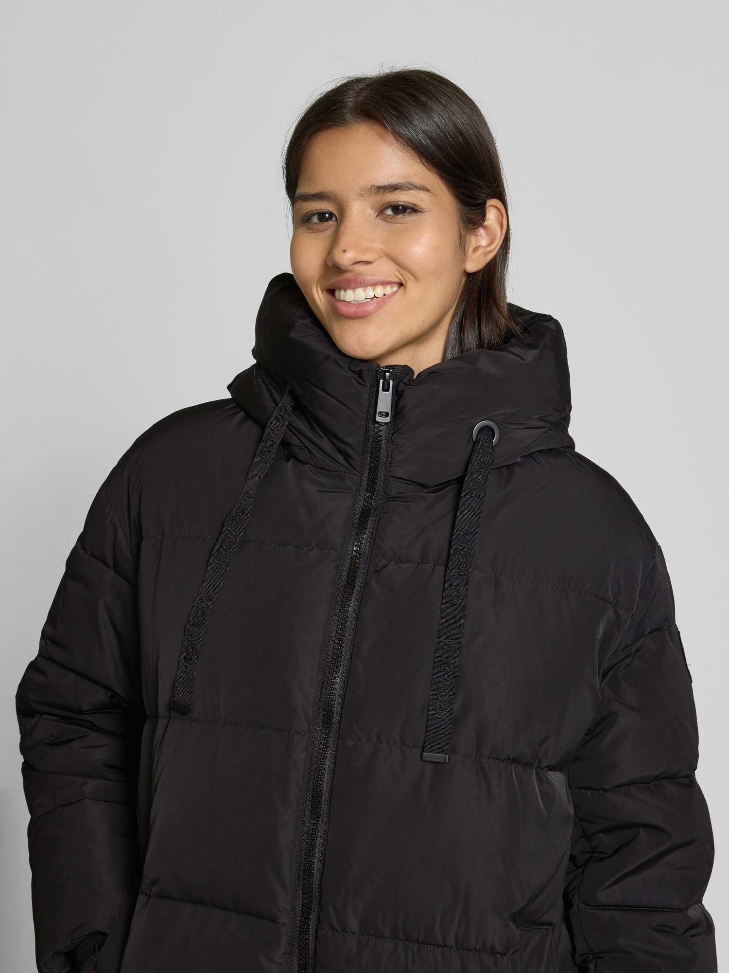 VAN GRAAF Mos Mosh Damen Schwarz Daunenjacke Silber, Mittel - Bild 5