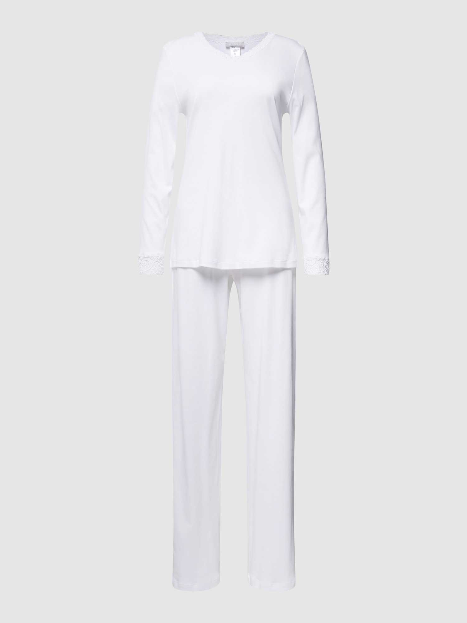 Hanro Damen Pyjamas Beige Gr. Mittel