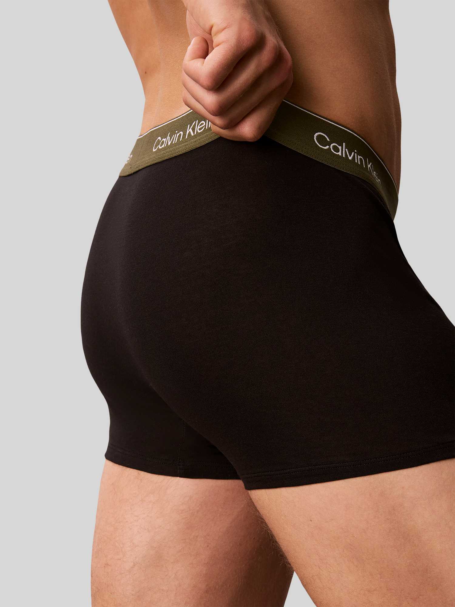 Calvin Klein Herren Violett Boxershorts Relaxed Fit Trunk 5-Pack Groß - Bild 3