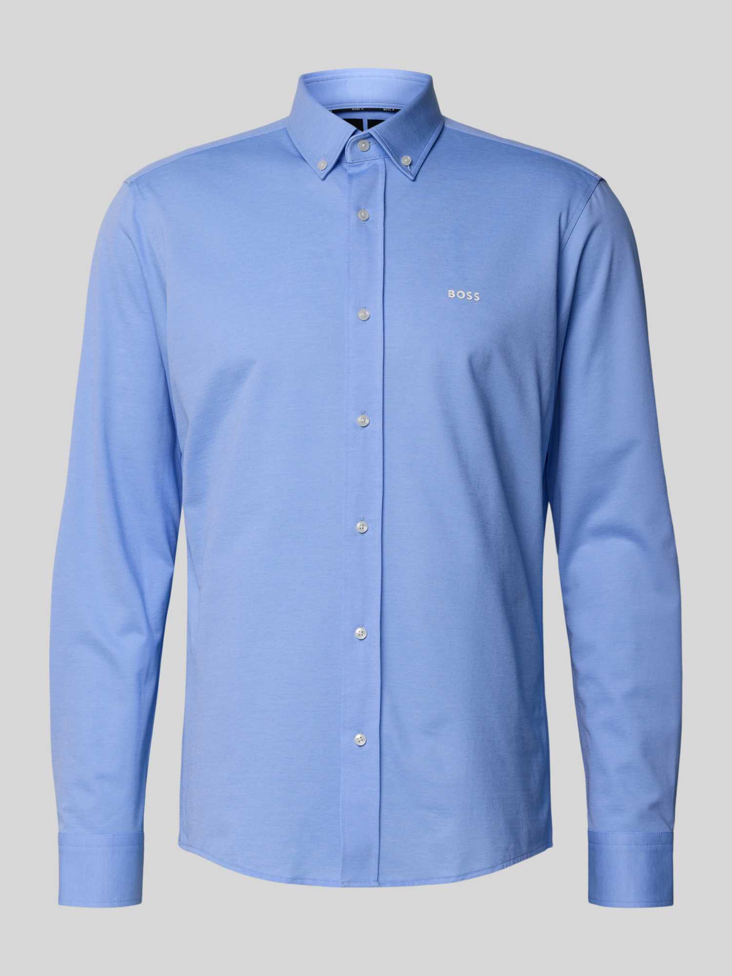 Boss Heren Zakelijke Overhemden In Blauw/Turquoise Maat 42 