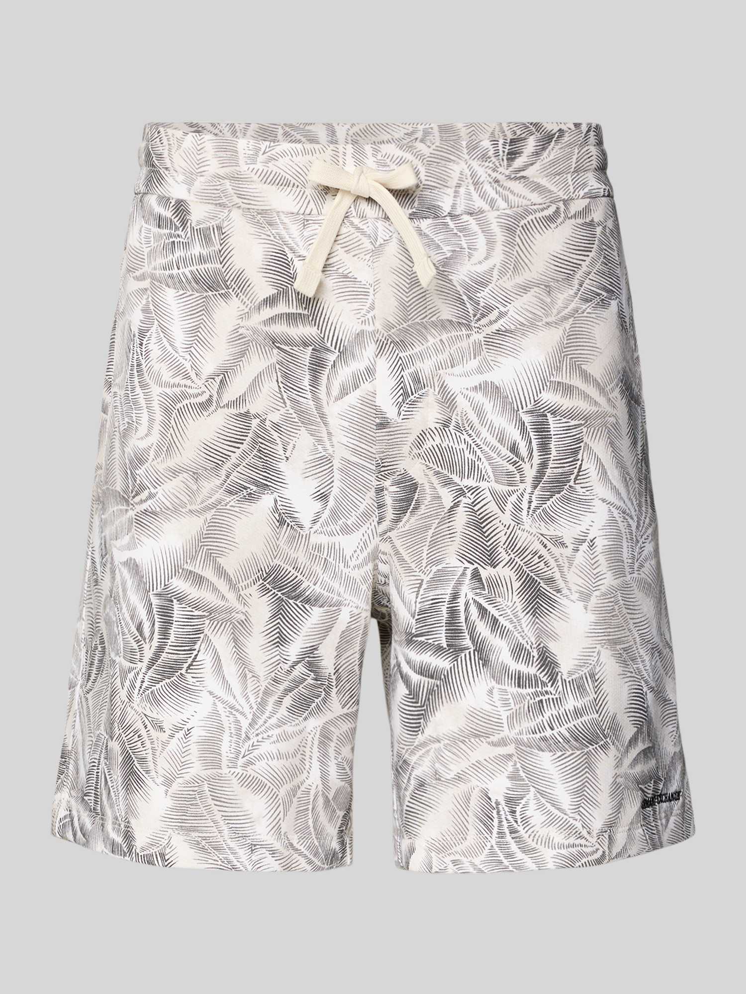 Armani Exchange heren Sweatshorts in Wit/beige, maat: L