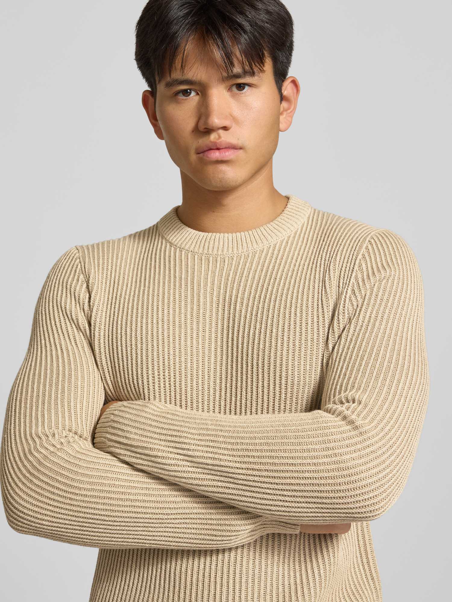 Jack & Jones Herren Beige Pullover, Gr. Übergröße Xxl - Bild 8