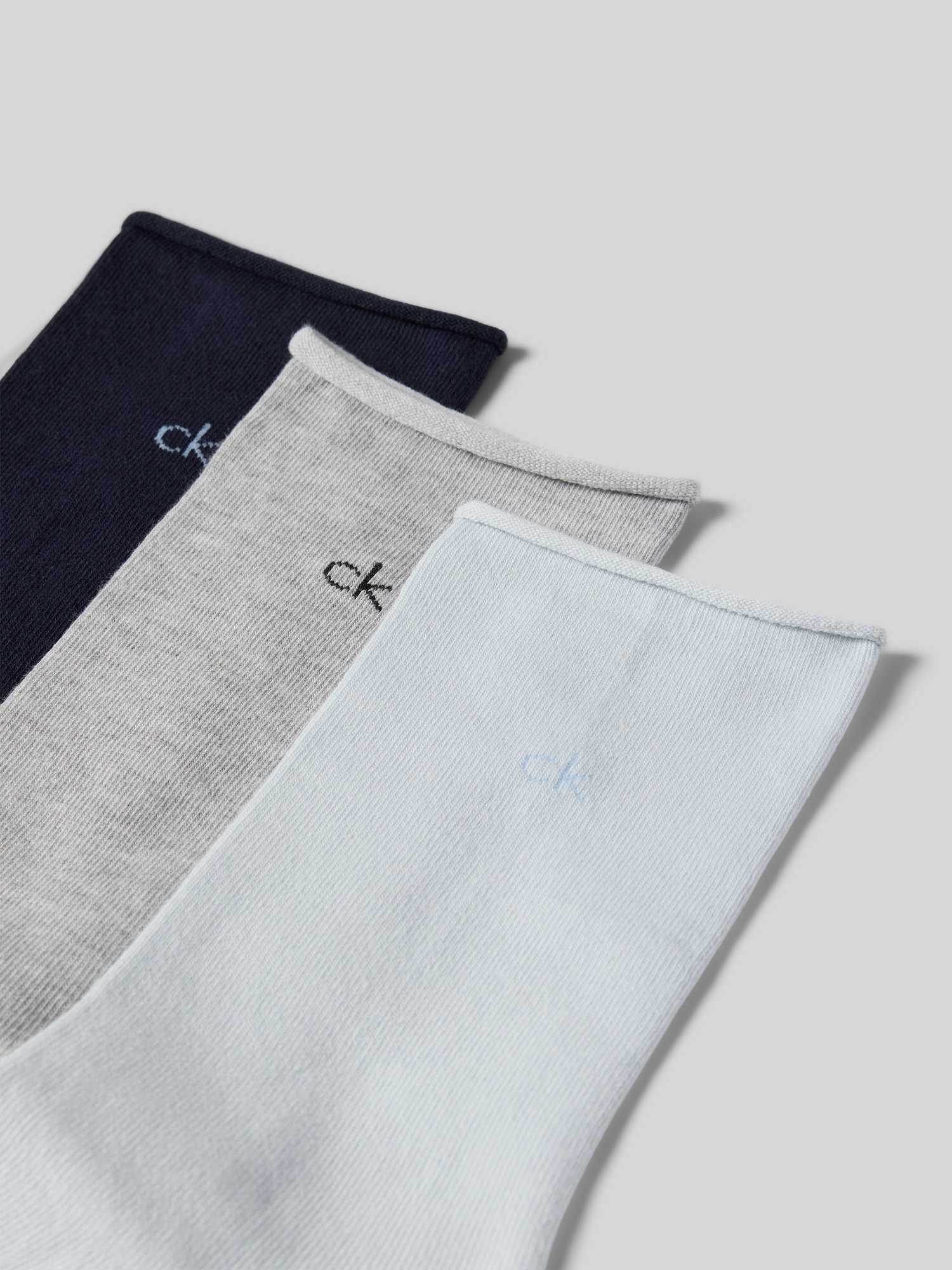 Ck Calvin Klein Damen Calvin Klein Socken Blau Gr. Übergröße 35-38 - Bild 2